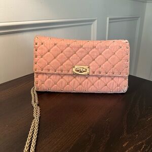 Valentino Suede Studded Handbag